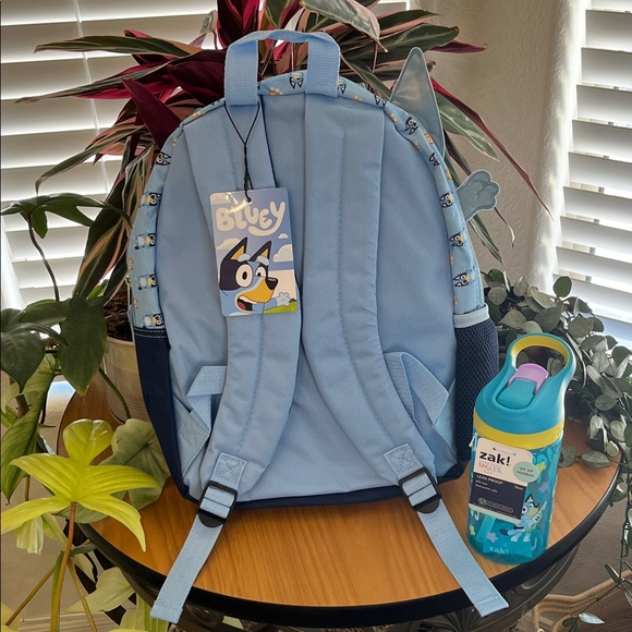 Bluey Back to School Bundle! Backpack and Water Bottle Set NWT - Picture 6 of 9